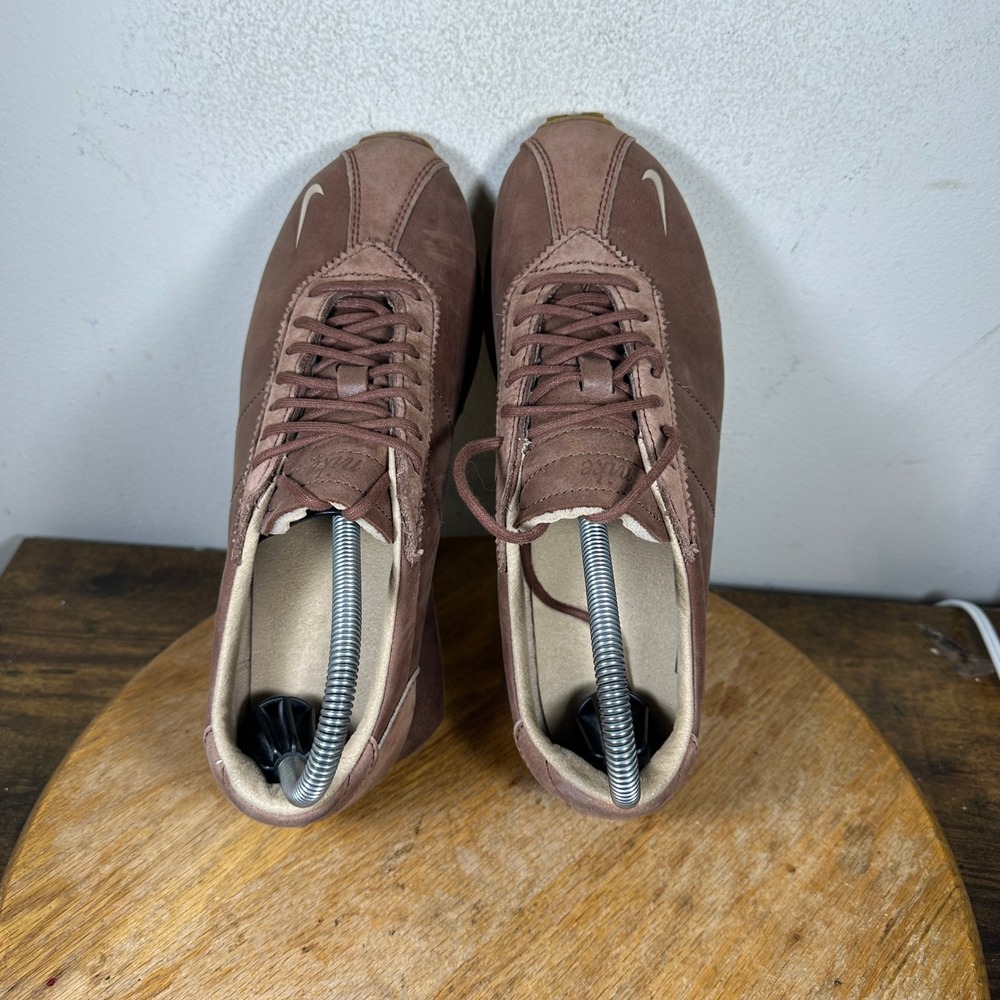 Nike LD-1000 Roshe Brown Leather Suede Waffle Size 8 Womens Shoes IO1824-244 - Picture 7 of 10